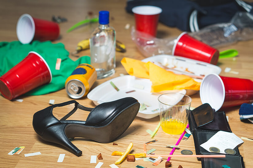 terrible-mess-after-party-trash-bottles